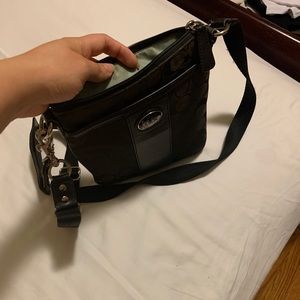 Black coach purse